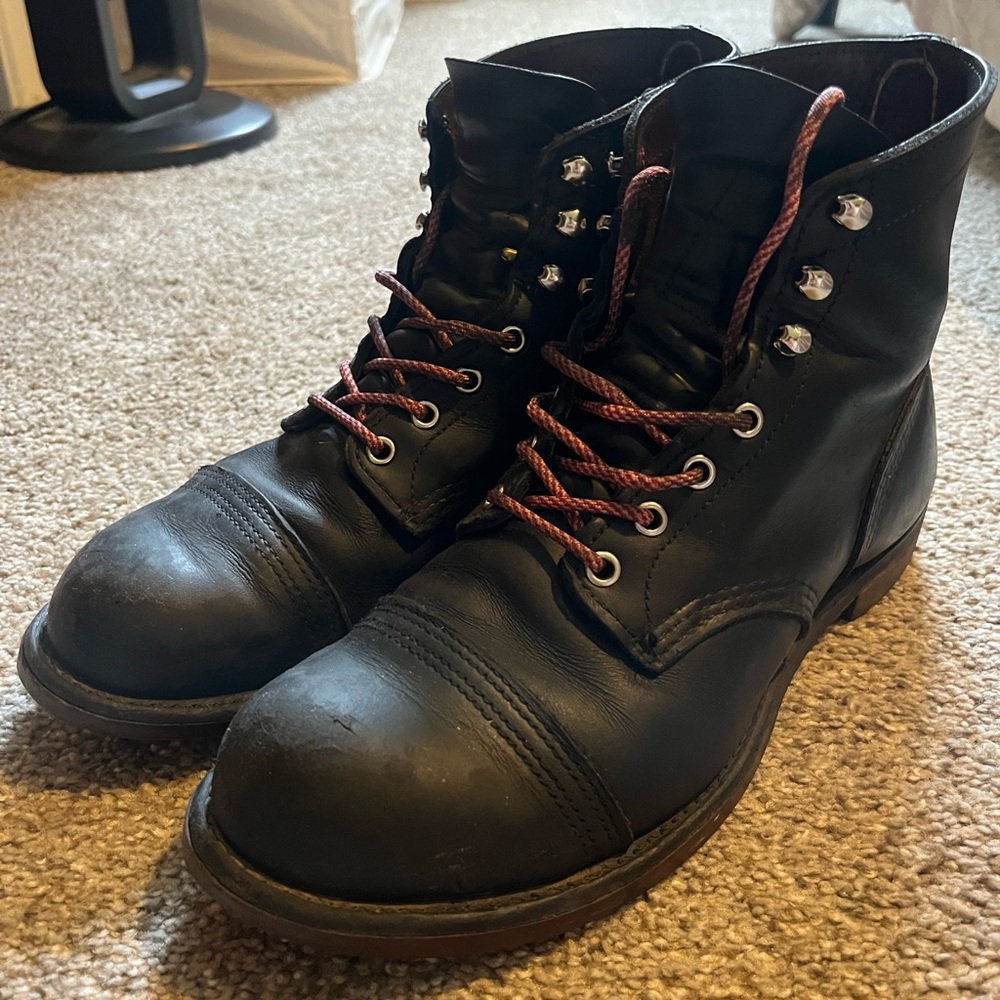 Red Wing Iron Ranger size US 10D